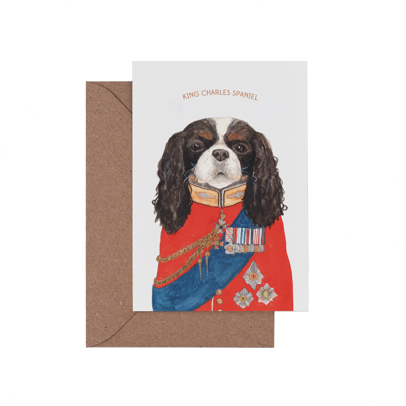 King Charles Spaniel Card