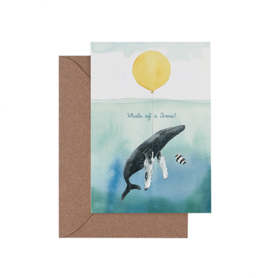 Whale of a Time Card