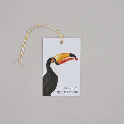 Toucan of My Affection Gift Tags - 4 Pack