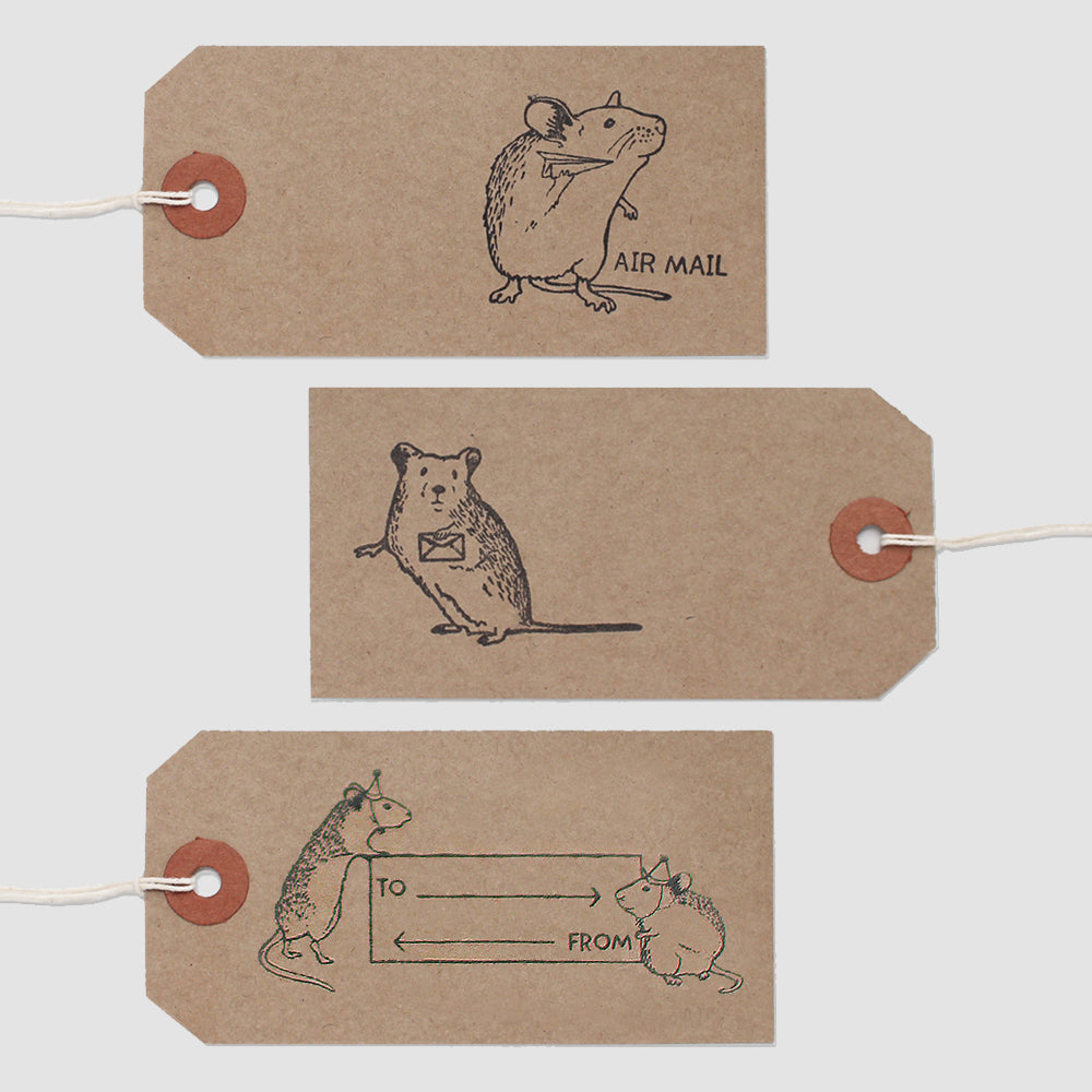 Post Mouse Gift Tags