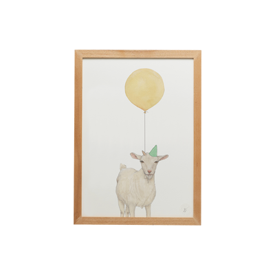 Balloon Animal Goat Print cut out